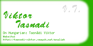 viktor tasnadi business card